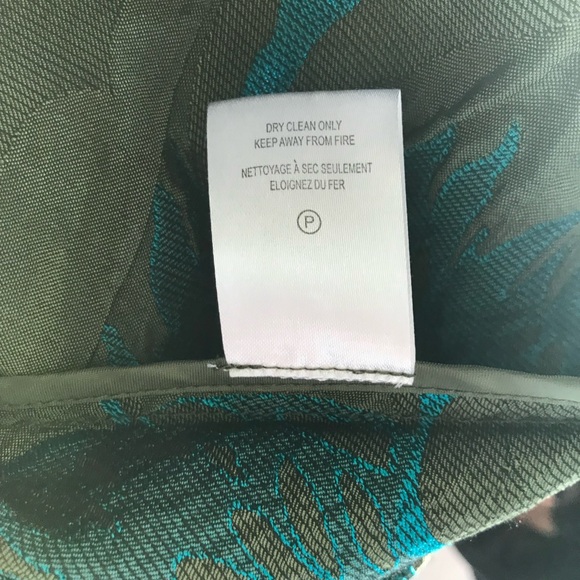 Gorgeous Samuel Dong size L Turquoise Teal Green Coat Jacket Brocade Drapey - Picture 7 of 8